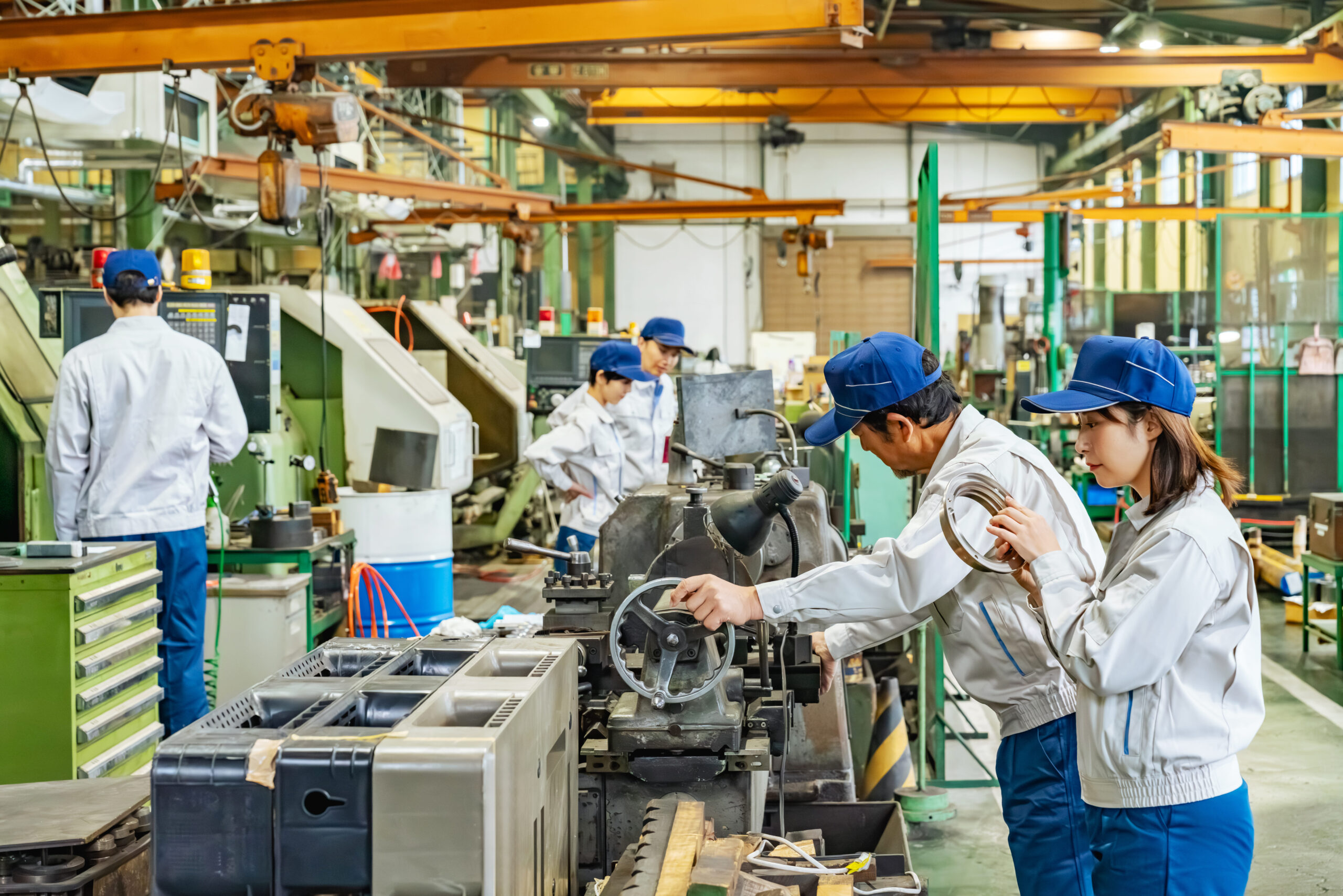 スキルマップで多能工化を進める工場の製造現場
