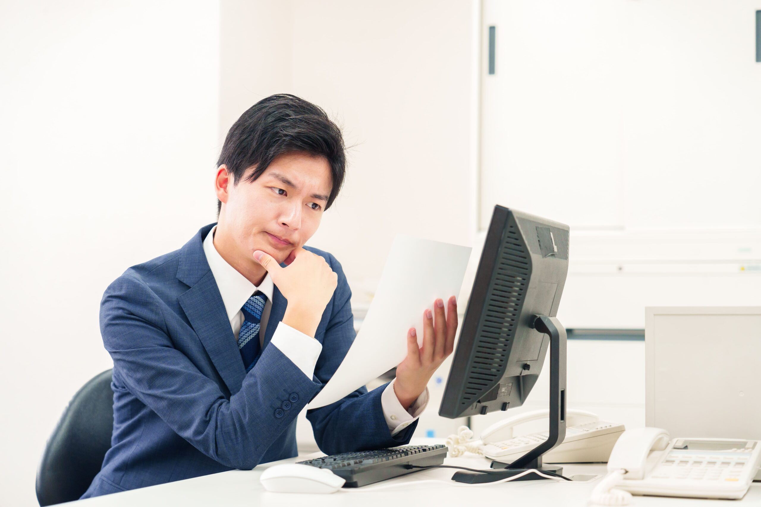 業務に向き合う社員